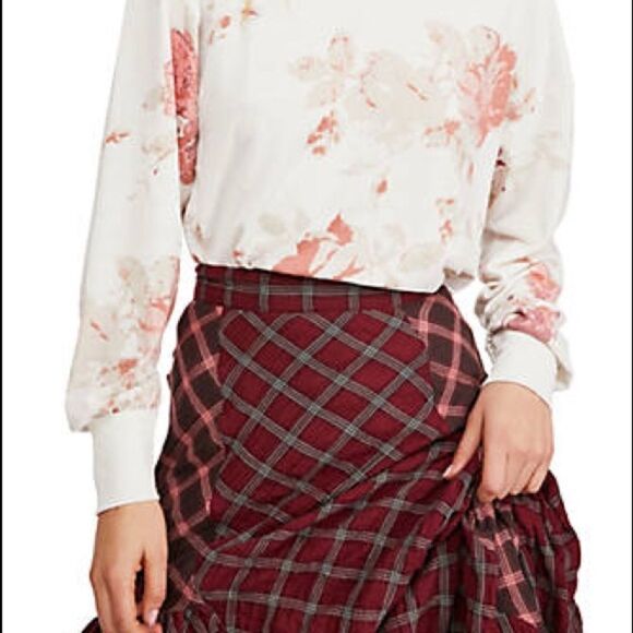 New Free People Floral Top - Picture 1 of 5
